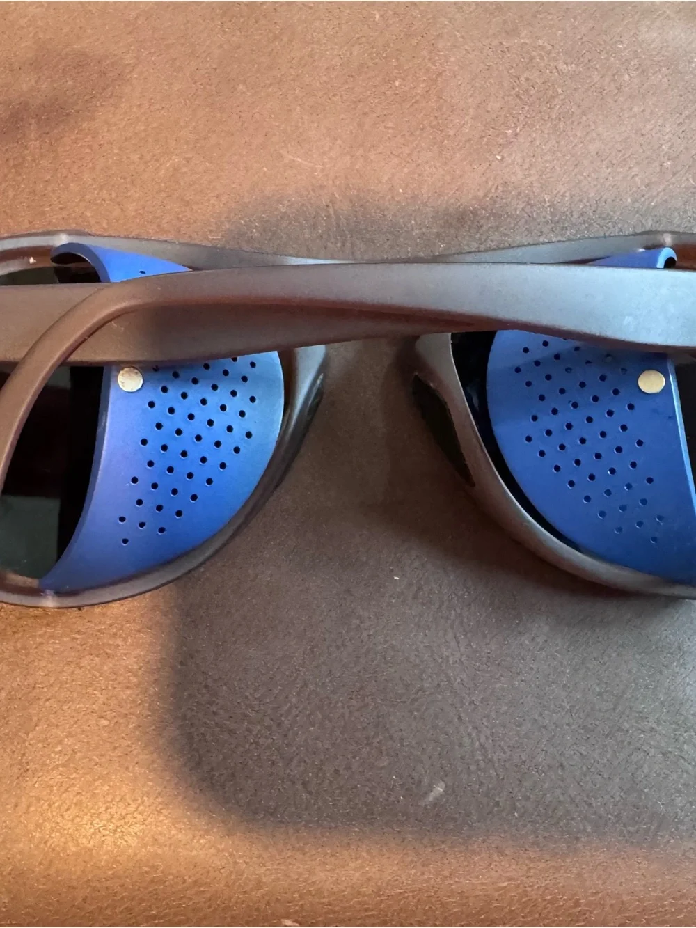 Matte Brown Men's Sunglasses with Dark Lenses